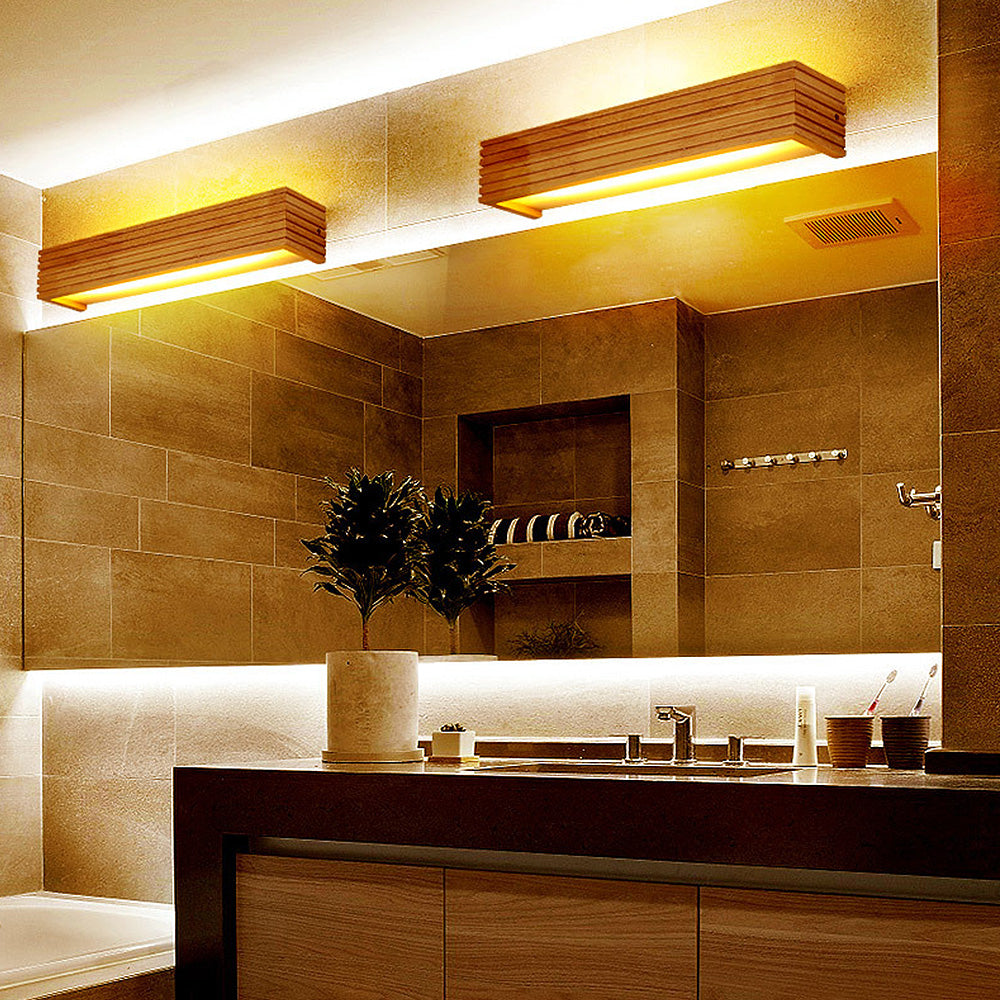 Modern Wooden LED Wall Lamp