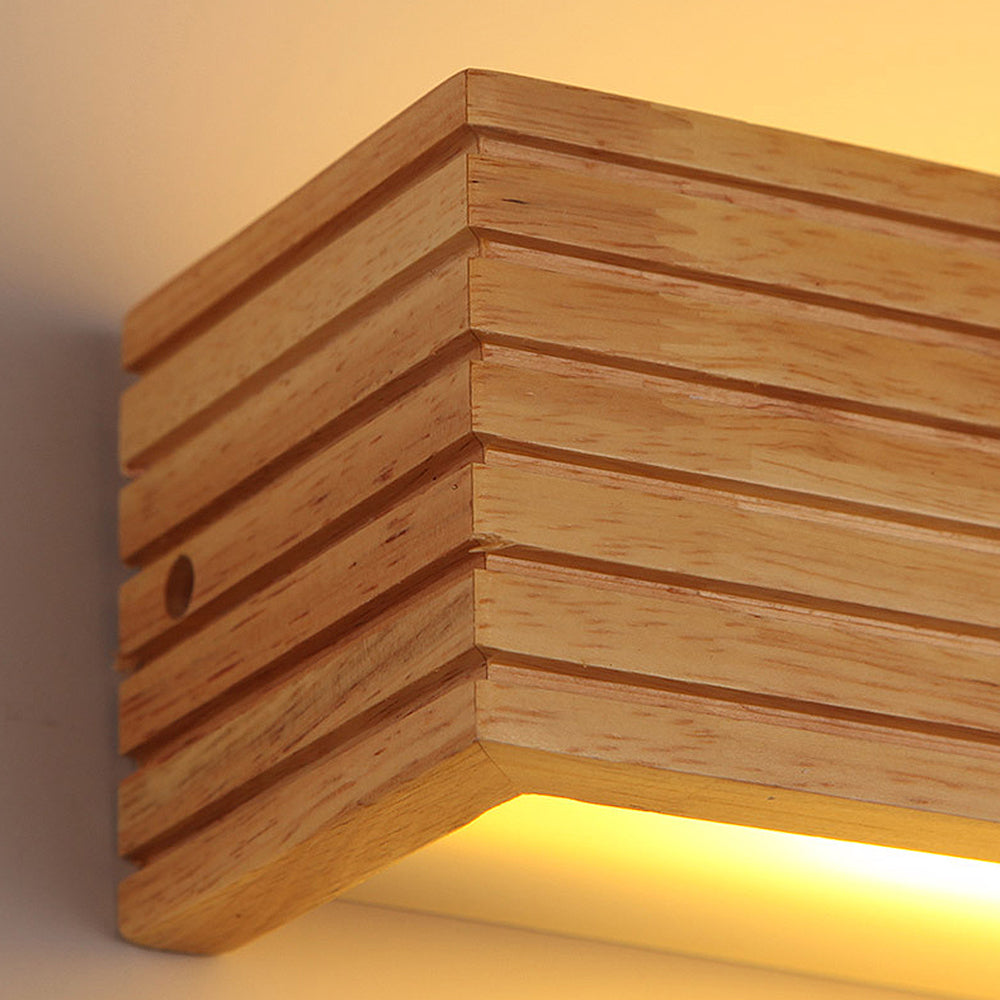 Modern Wooden LED Wall Lamp