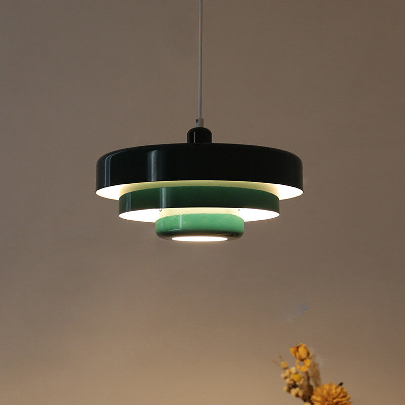 Nordic Vintage Multi-Layered Pendant Lamp