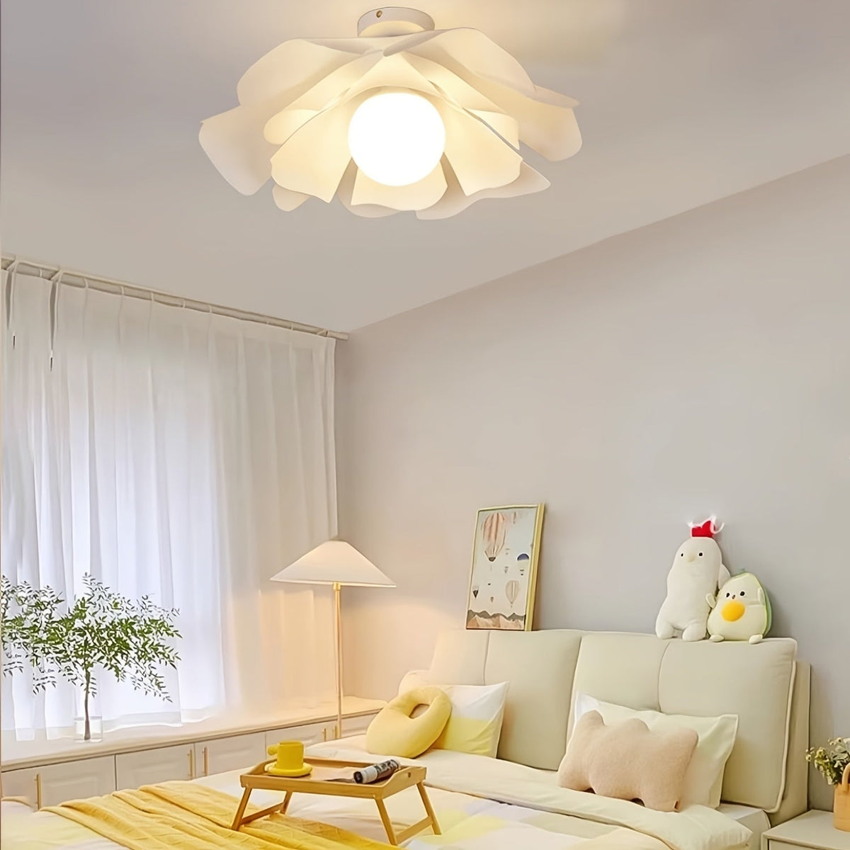 Rose Petal Ceiling Light