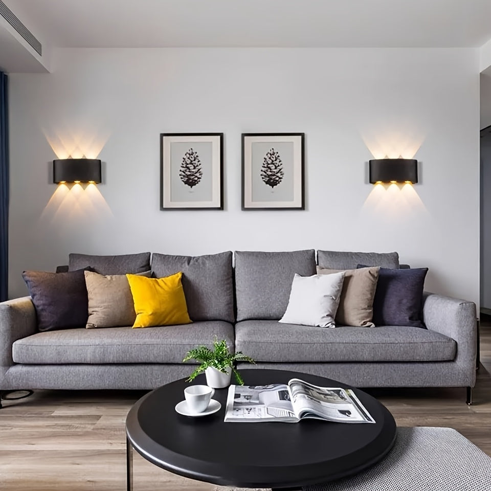 Modern Dual Beam LED Wall Light