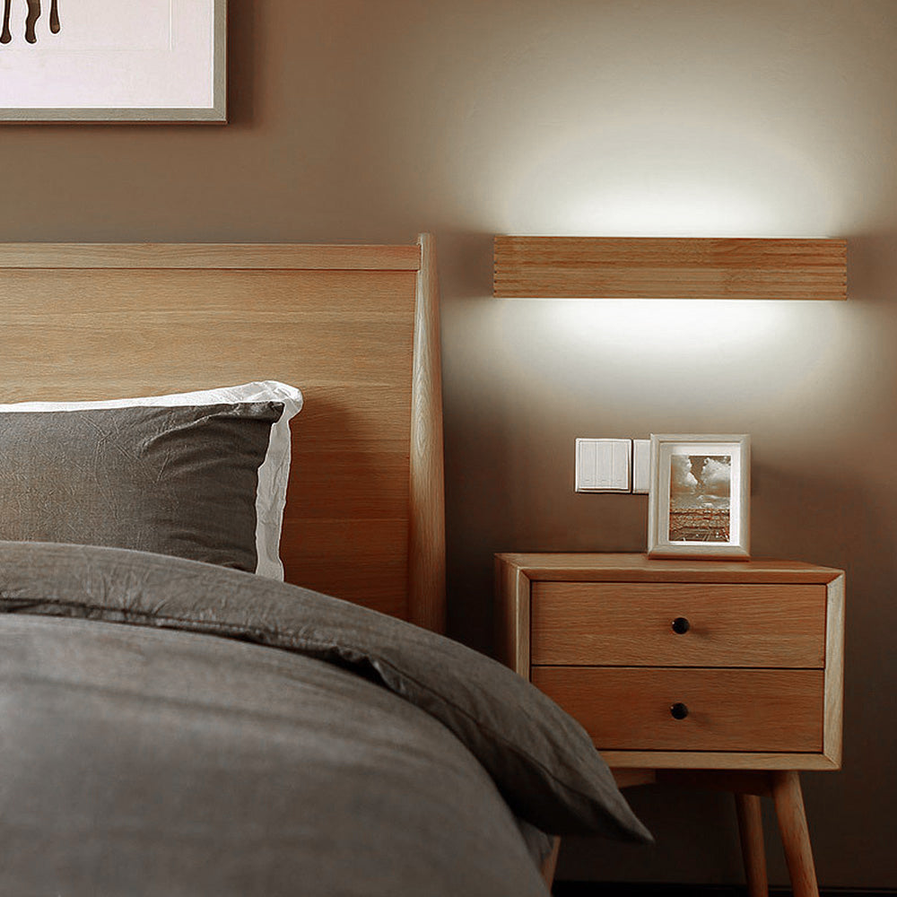 Modern Wooden LED Wall Lamp