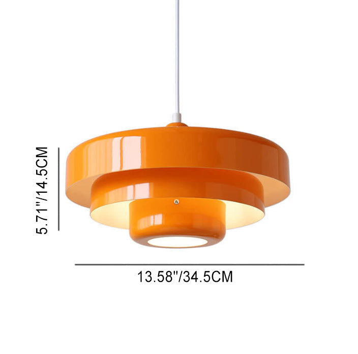 Nordic Vintage Multi-Layered Pendant Lamp