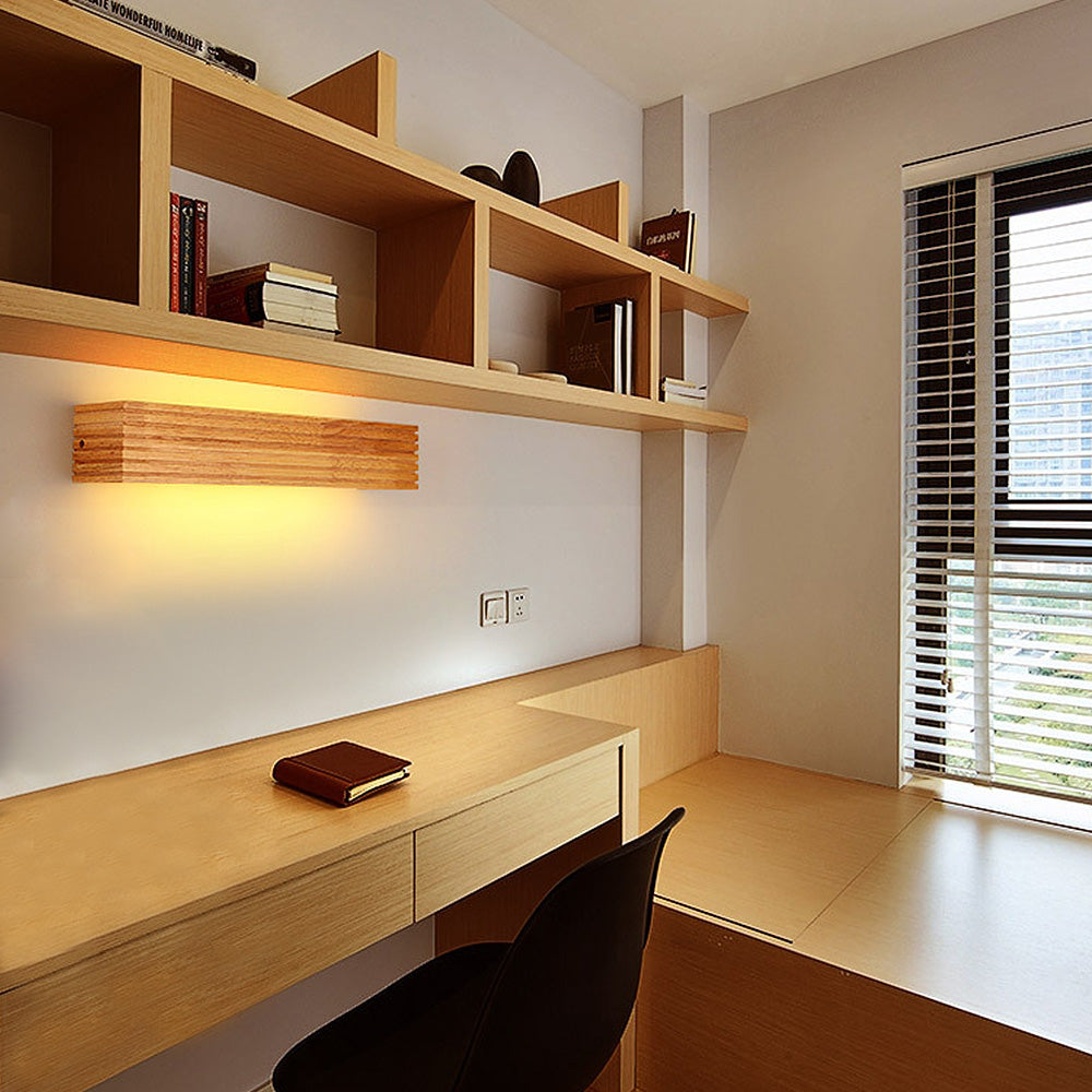 Modern Wooden LED Wall Lamp