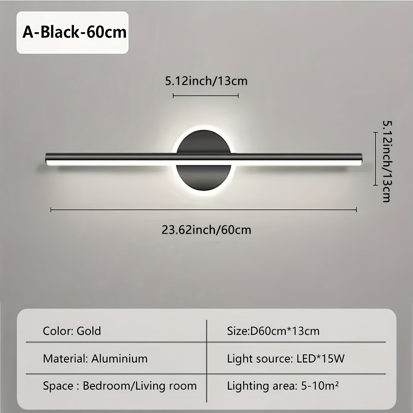 Luxe LED Mirror Wall Light