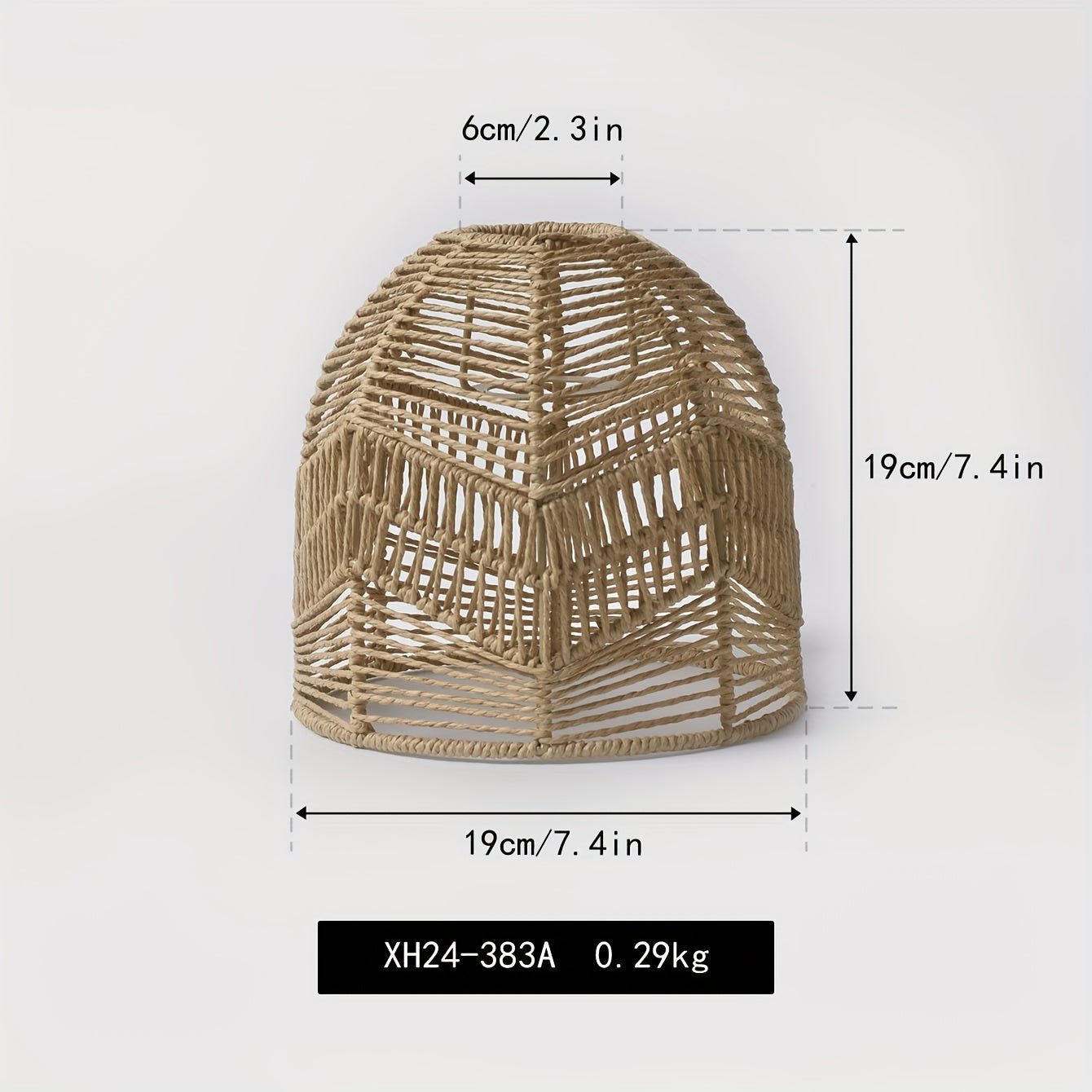 Handwoven Rope Pendant Shade