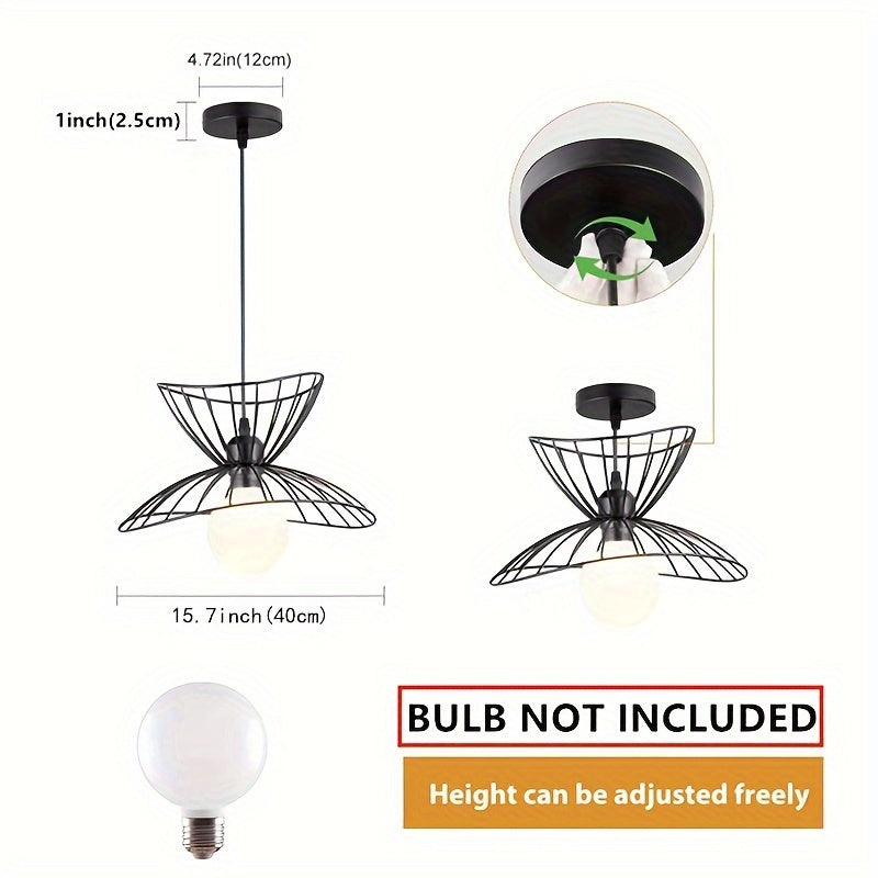 Retro Black Pendant Light