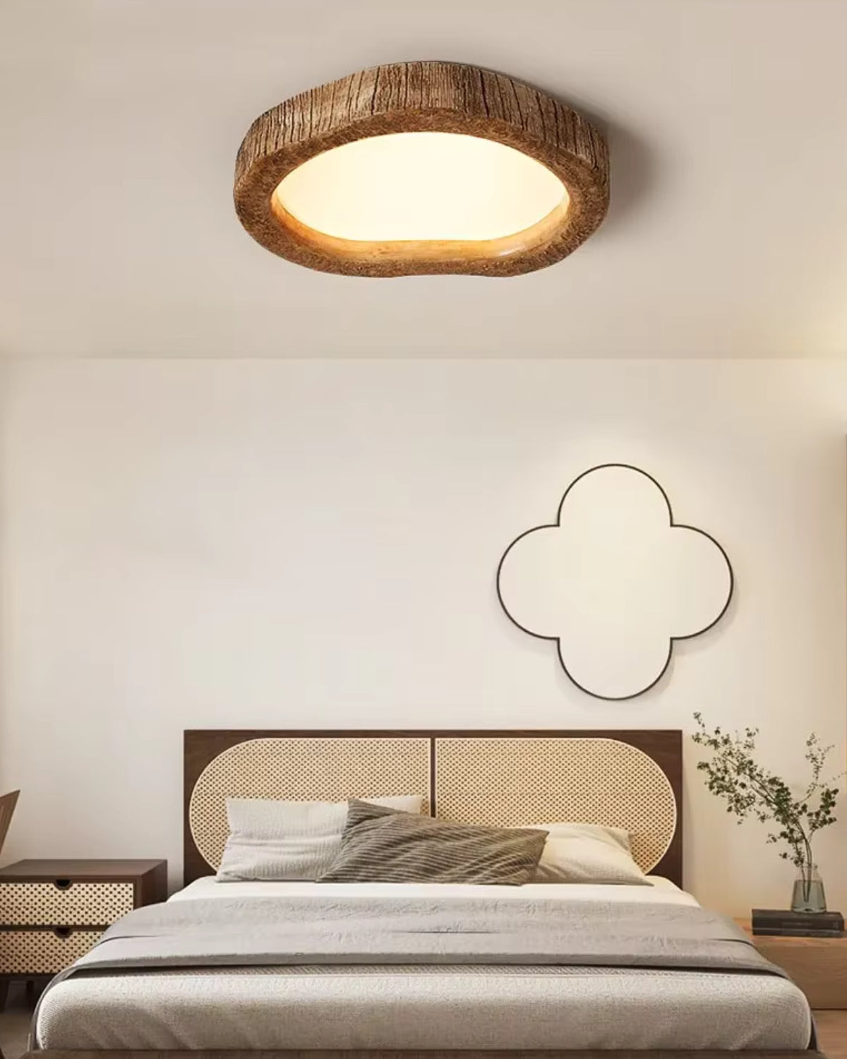 Le Halo Bois Ceiling Light