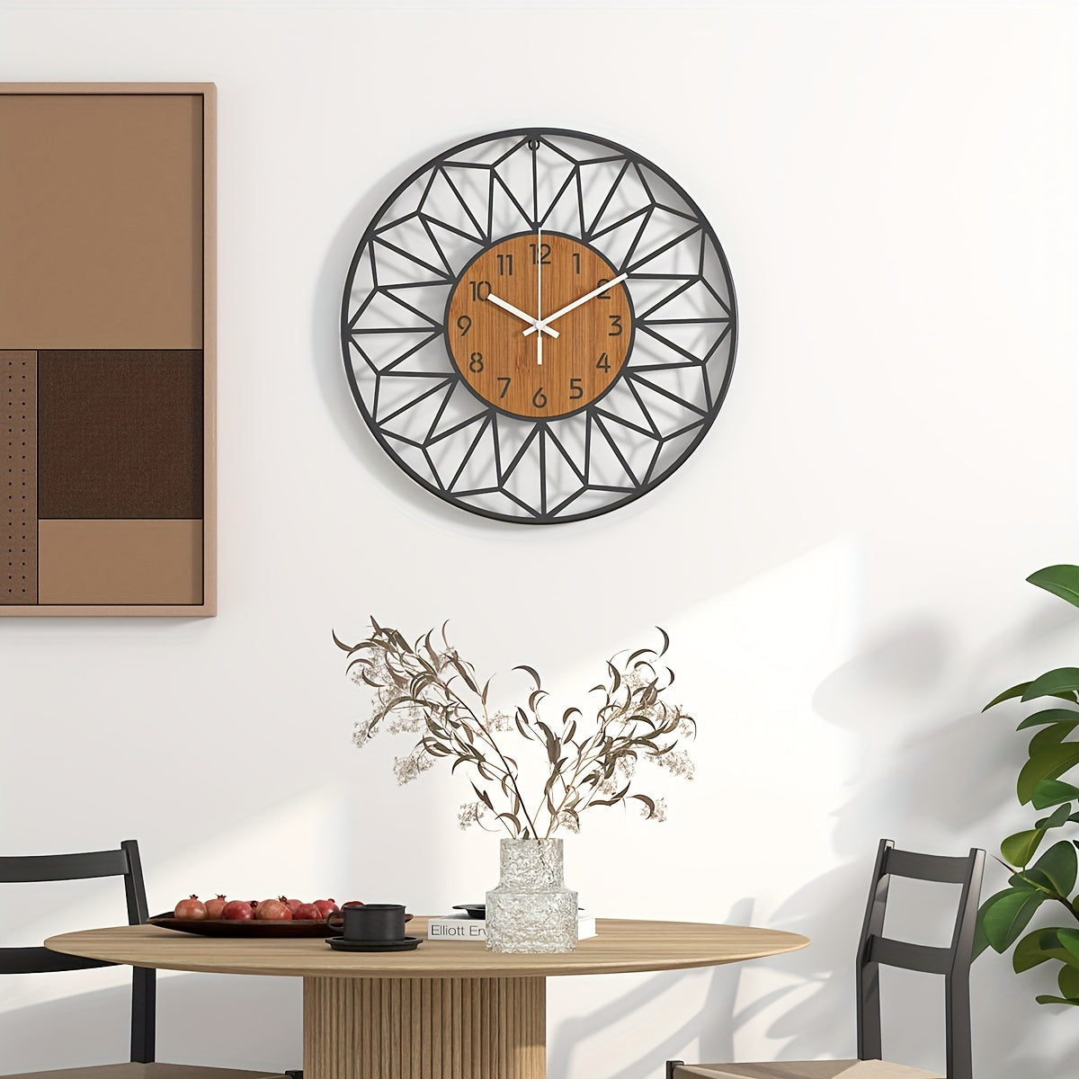 Modern Metal Wall Clock