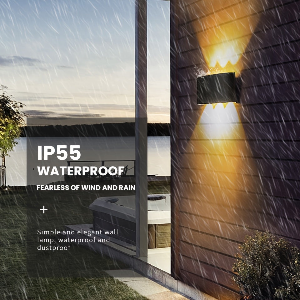 Modern Dual Beam LED Wall Light