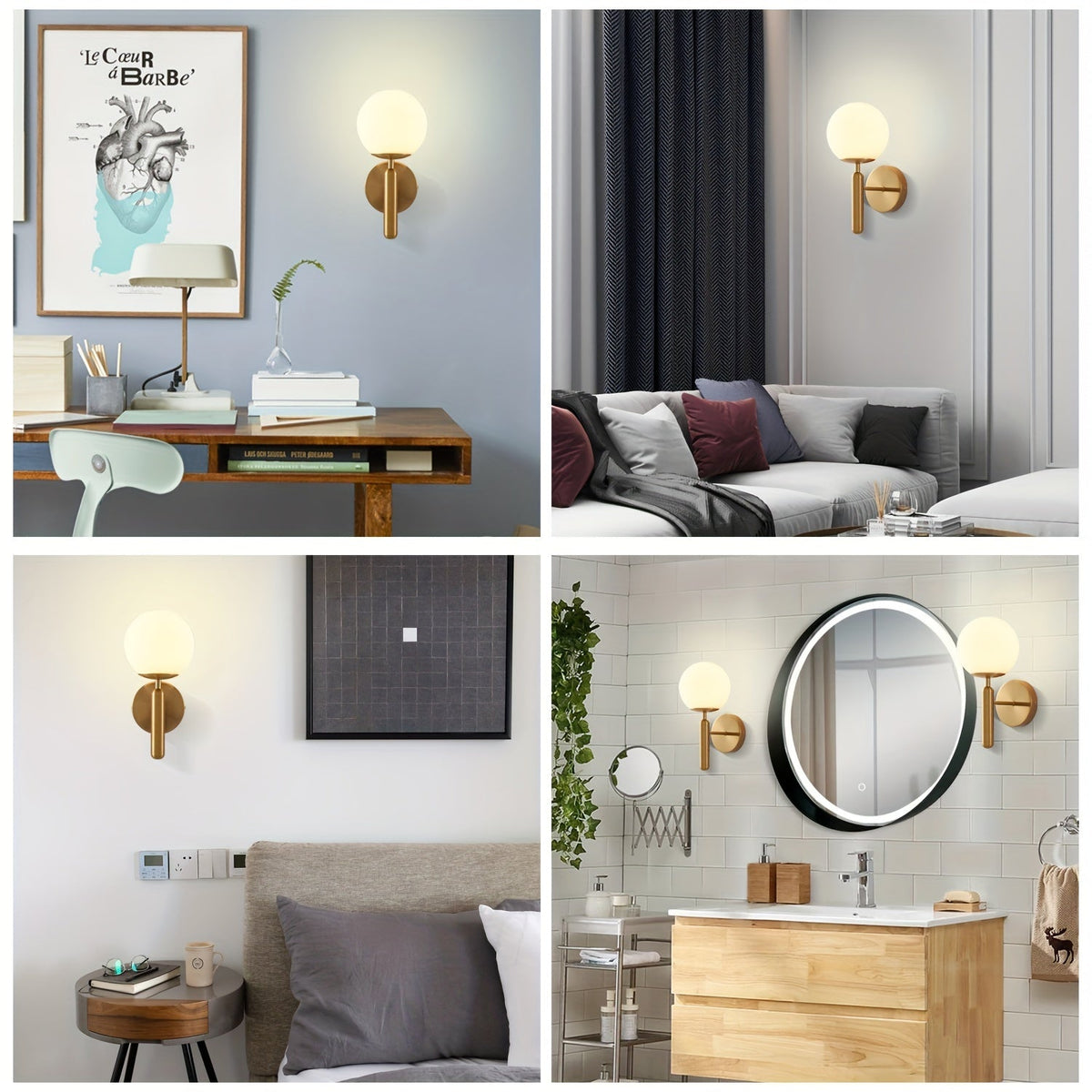 Modern Glass Wall Sconce