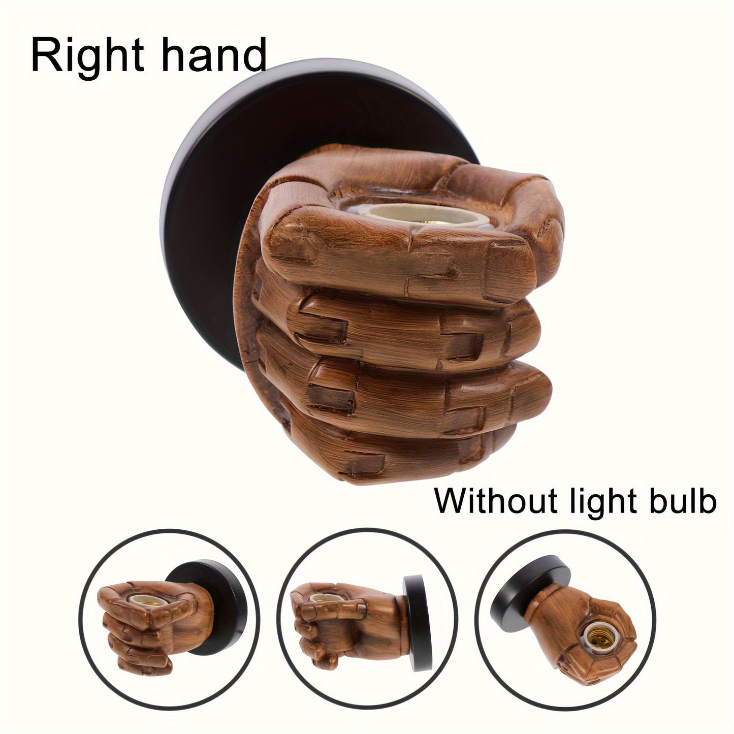 Industrial Hand Wall Lamp