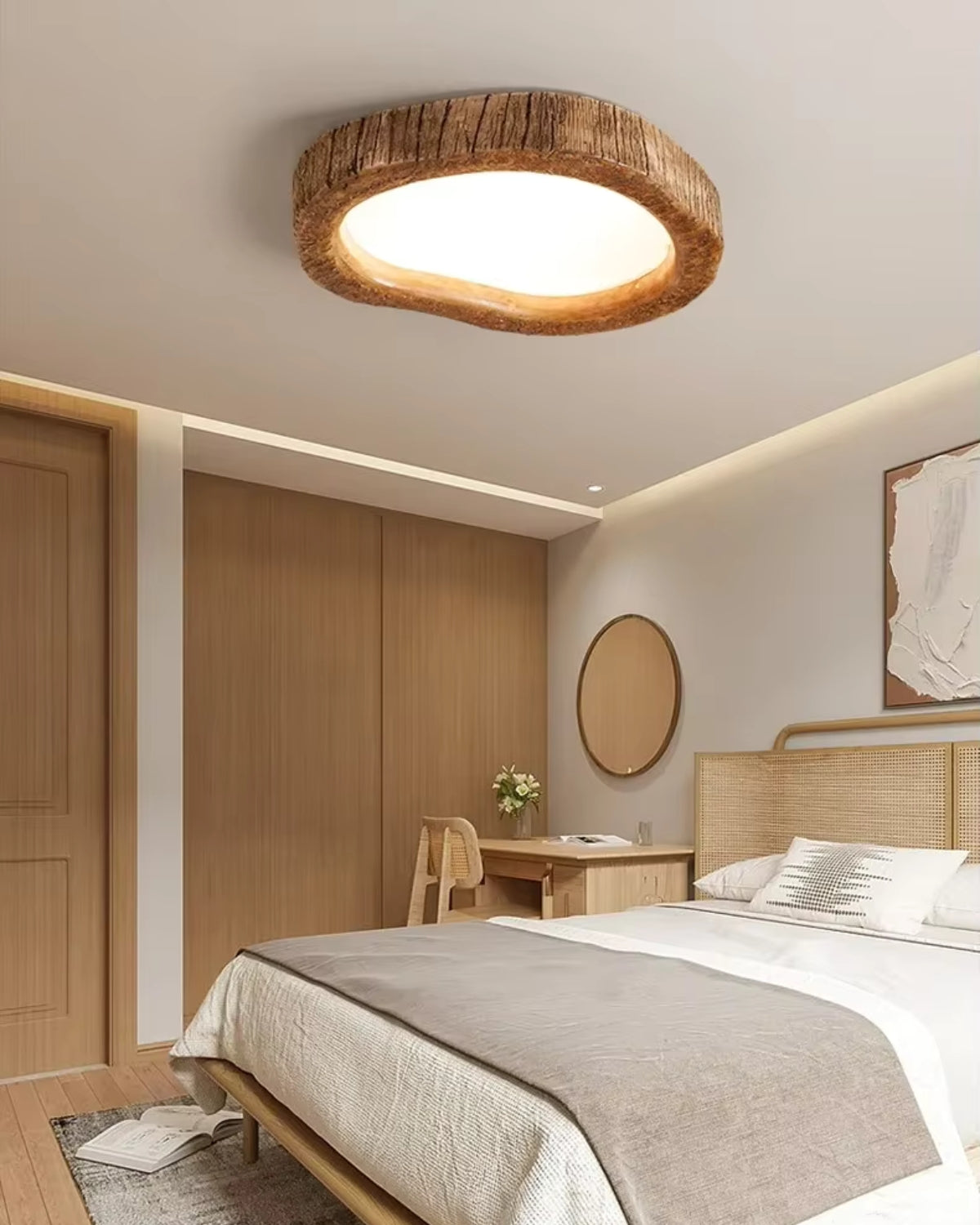 Le Halo Bois Ceiling Light