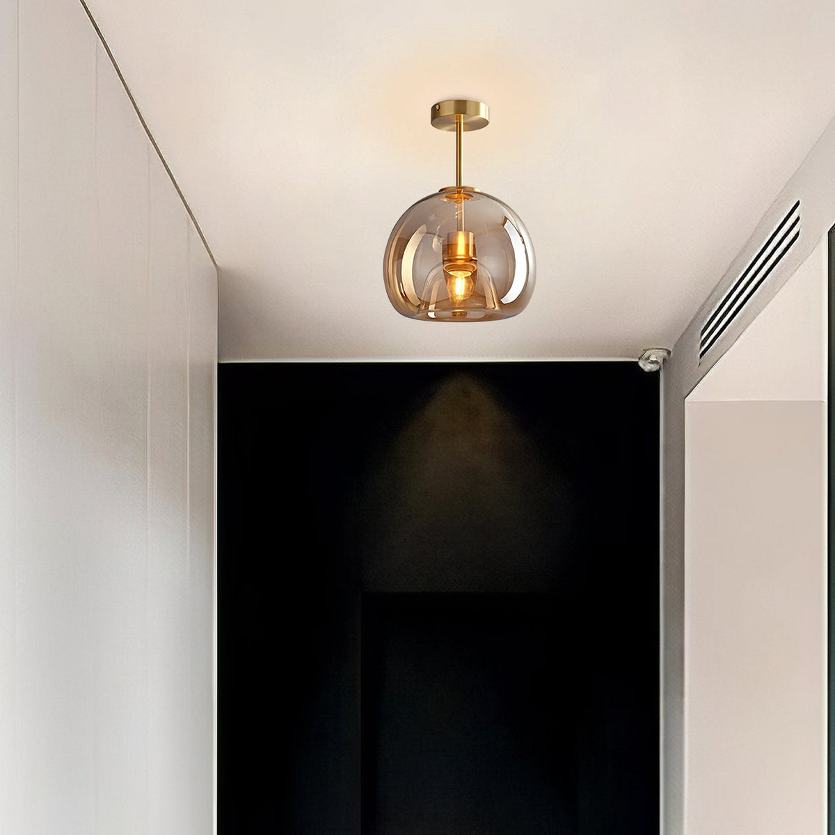 Vintage Bubble Glass Ceiling Light
