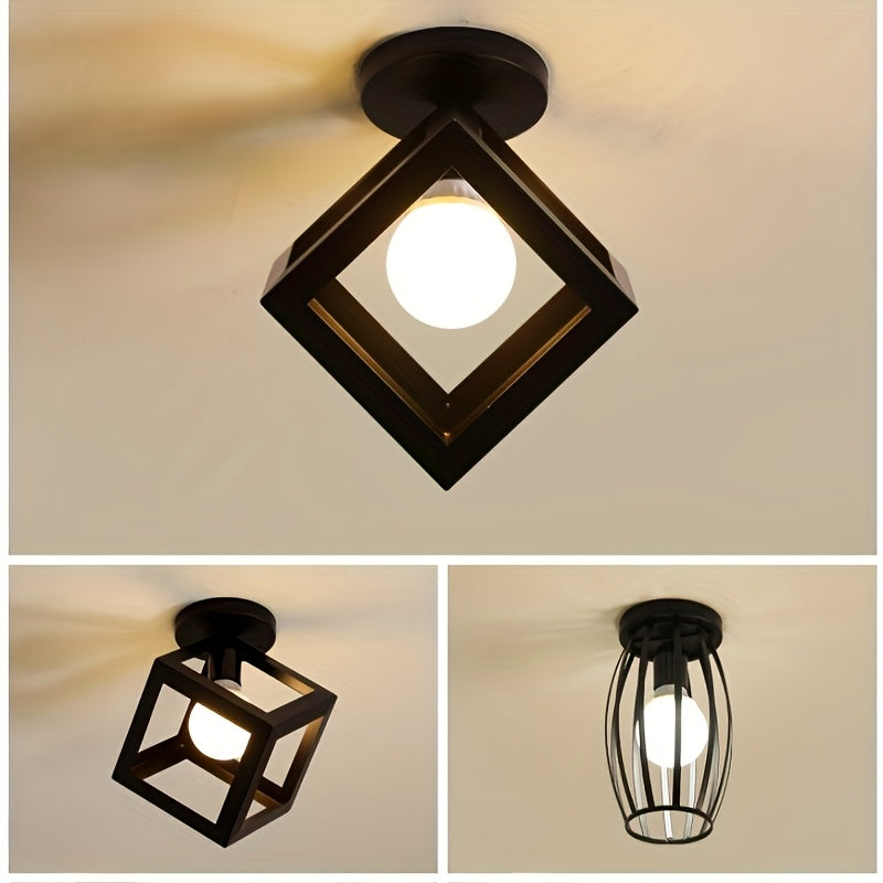 Geometric Cube Ceiling Light