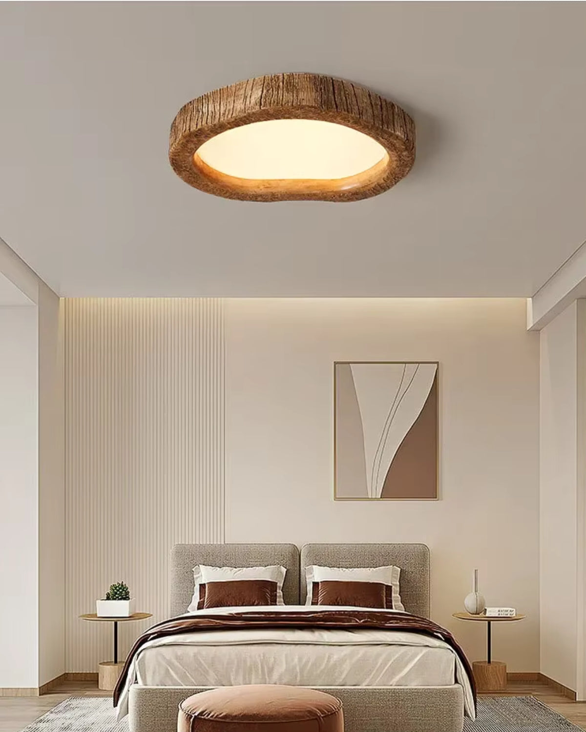 Le Halo Bois Ceiling Light
