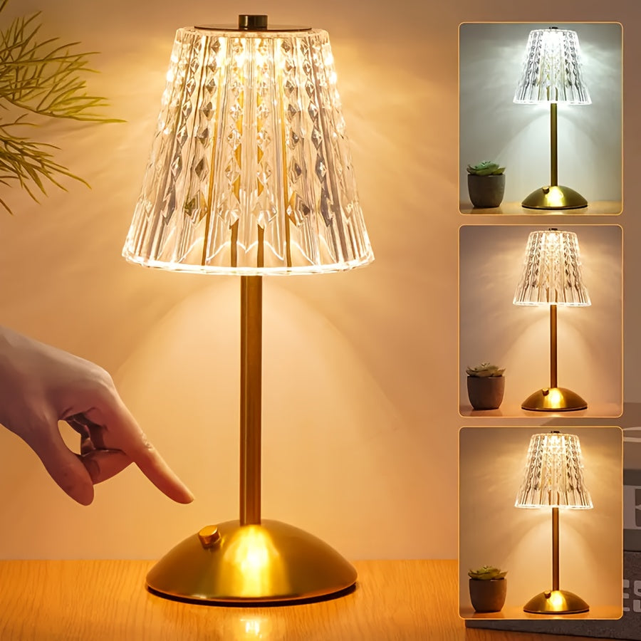 Crystal Touch Table Lamp