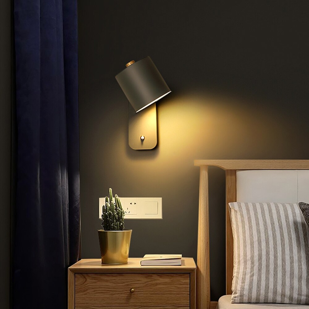 Modern LED Wall Lamp with Switch