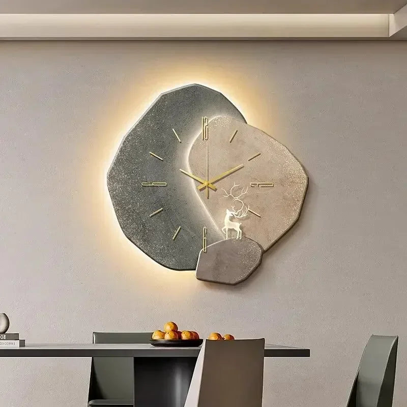 LumoClock Large Modern Wall Clock