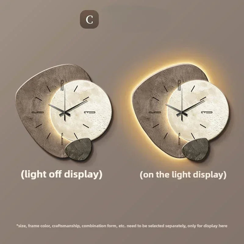 LumoClock Large Modern Wall Clock