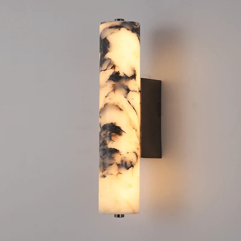 LuxeStone Italian Style Natural Marble Wall Lamp