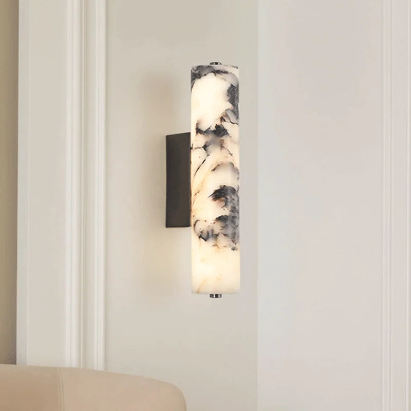 LuxeStone Italian Style Natural Marble Wall Lamp