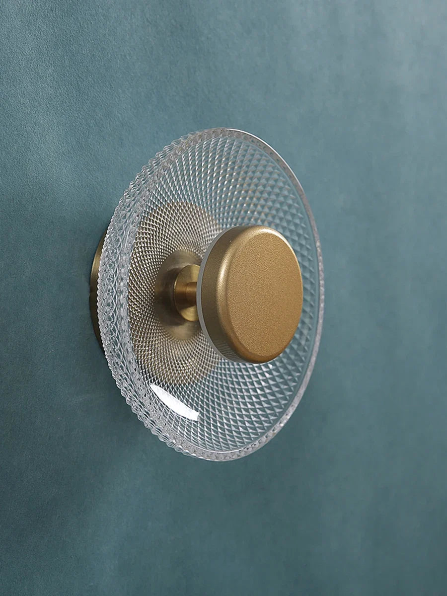 Modern Coloured Glass Wall Lamp
