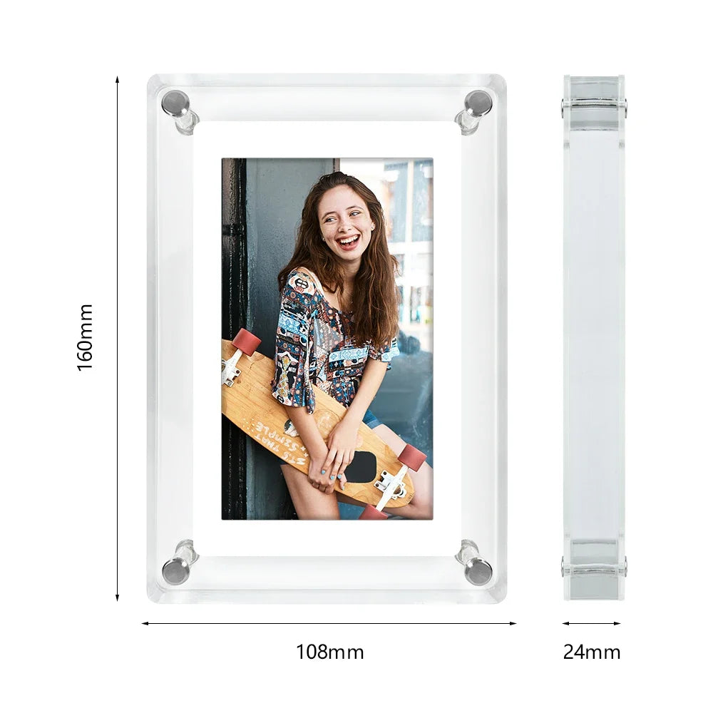ClearFrame Acrylic Digital Photo Frame