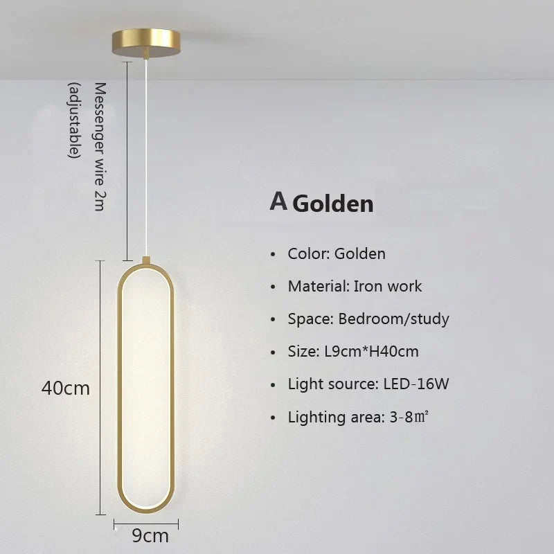 Modern Minimalist LED Pendant Light