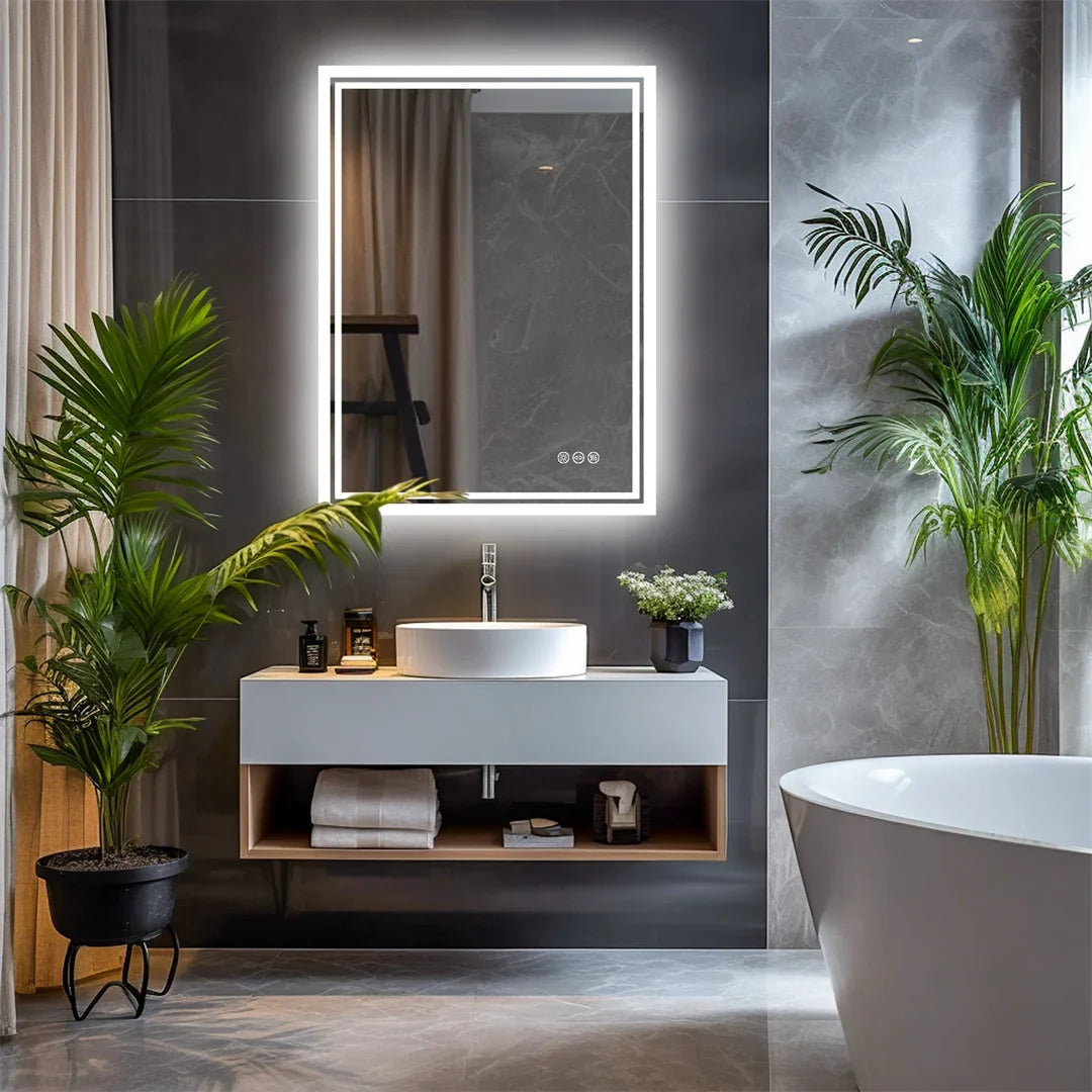LuvoGlow LED Bathroom Mirror