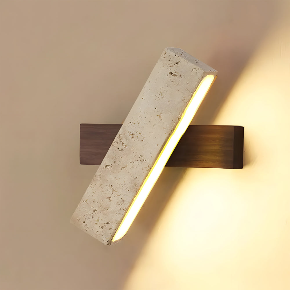 Travertine Wall Light
