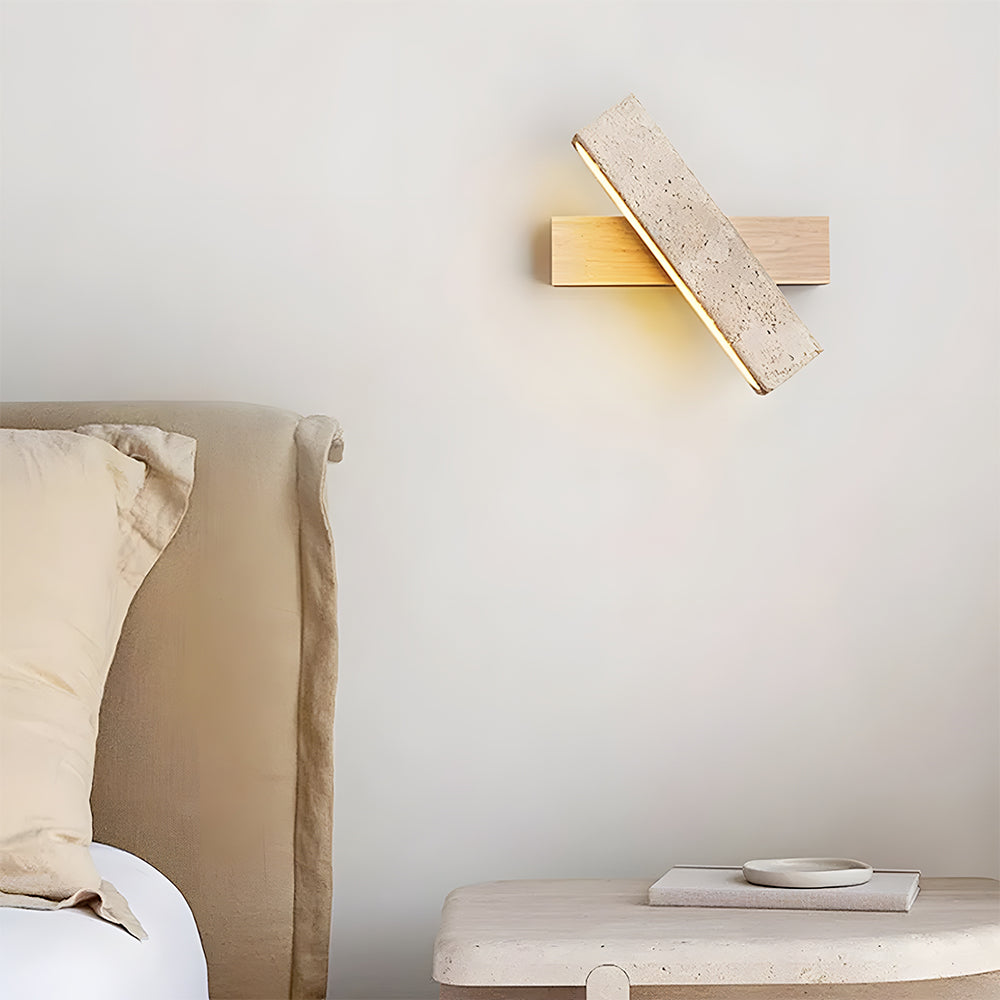 Travertine Wall Light