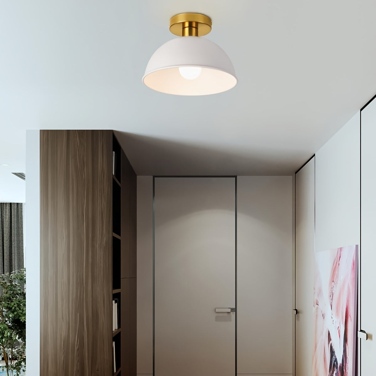 Modern Semi-Flush Ceiling Lamp