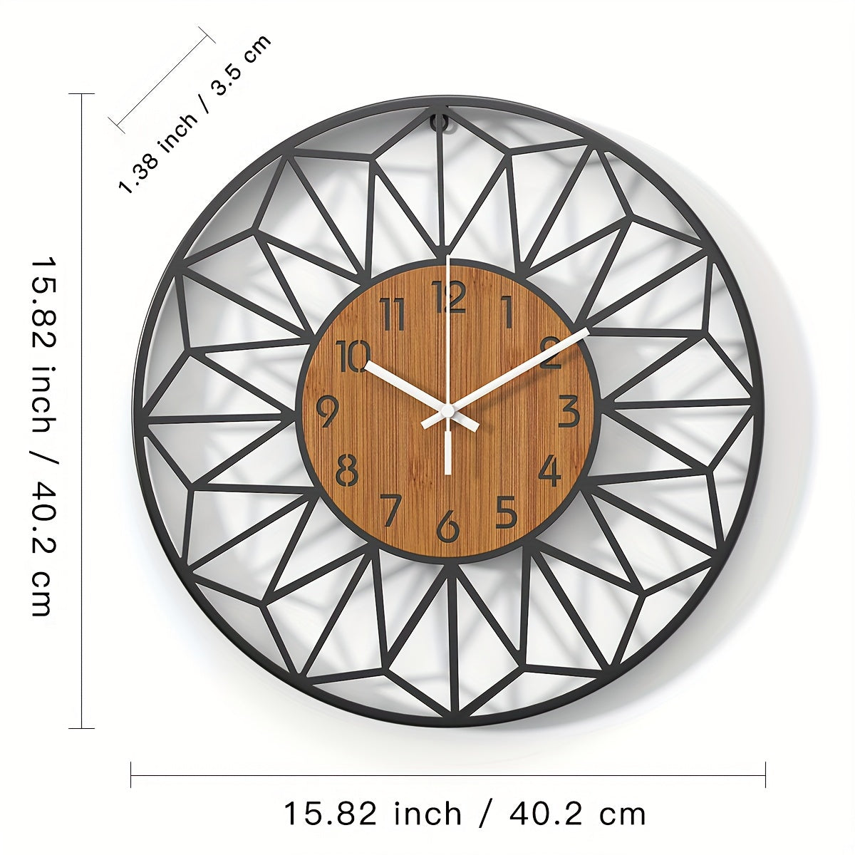 Modern Metal Wall Clock