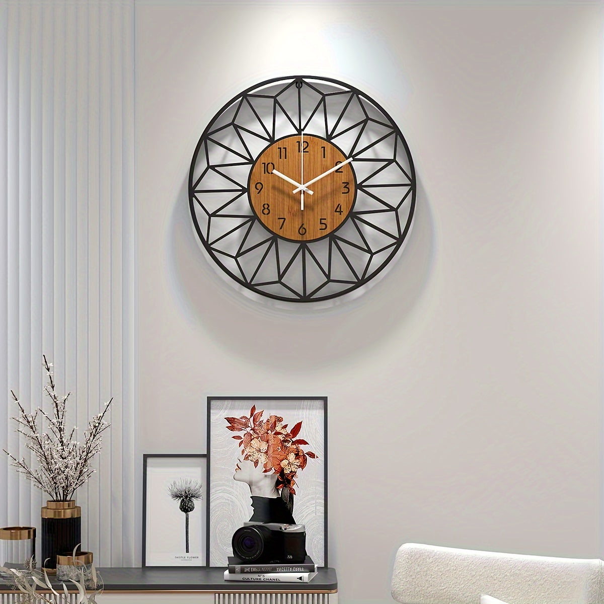 Modern Metal Wall Clock