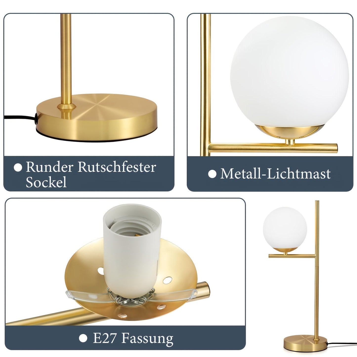 Modern Golden Table Lamp