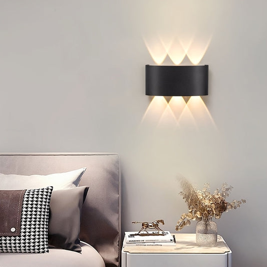 Modern Dual Beam LED Wall Light