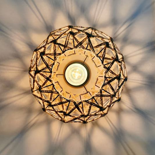 Bohemian Hemp Rope Ceiling Light