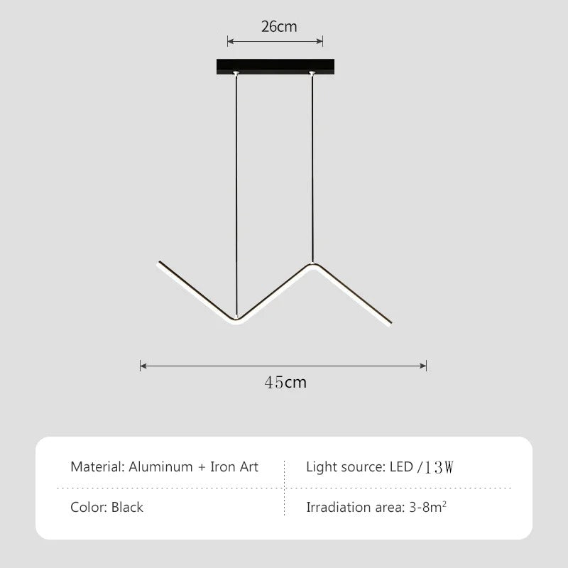 Aluminium Dining Pendant Lamp