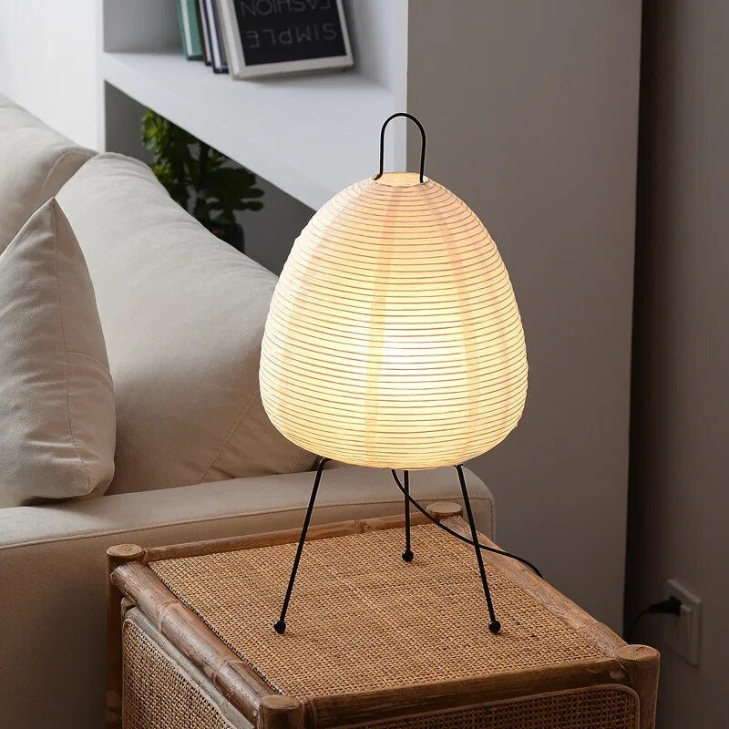 Japanese Rice Paper Table Lamp